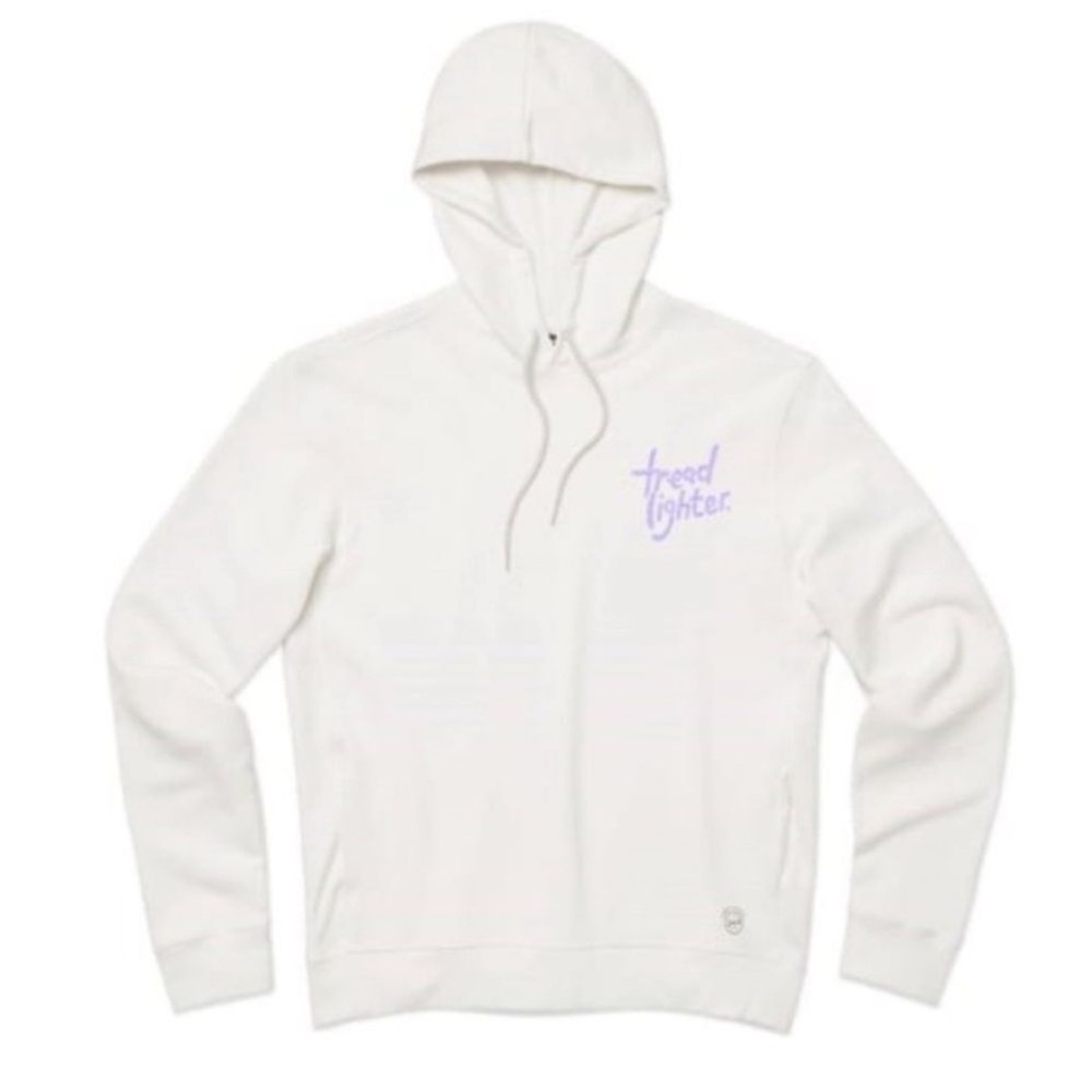 Allbirds Limited R&R White Hoodie with Lavender Text